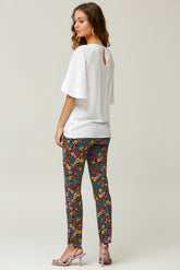 SLIM TROUSERS VENT AT HEM